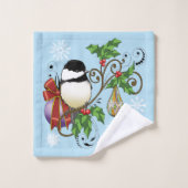 Noël de poulet d'hiver (Gant de toilette)