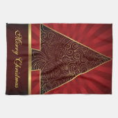 Noël de serviettes de cuisine Joyeux (Horizontal)