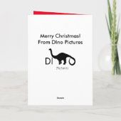 Noël de sifflement - Père Noël sur la carte de Noë (Dos)