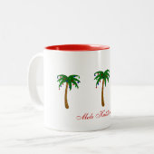 Noël de tasse de café Joyeux/Mele Kalikimaka (Devant gauche)