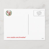 Noël de Terrier soyeux souhaite la carte postale (Dos)