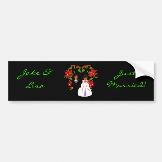Noël/Décembre Juste Marié I Bumper Sticker (Devant)