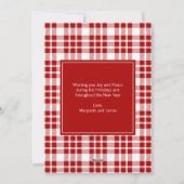 Noël Définition Carte de vacances (Dos)