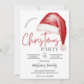 Noël Déjeuner Invitations Fête de Noël (Devant)