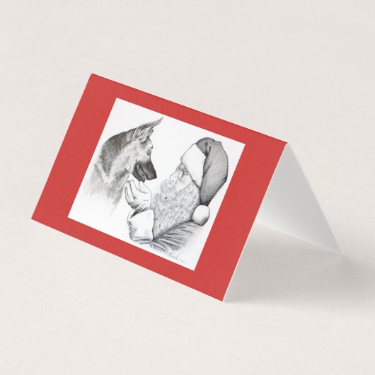 Noël des bergers de père Noël et d'Allemagne (Front)