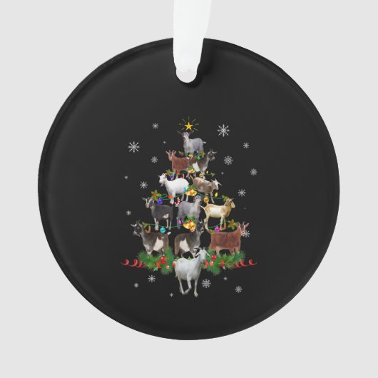 Noël des chèvres Noël Chèvre de neige Noël (devant)