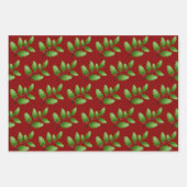 Noël des couleurs traditionnelles Feuilles saintes (Devant)