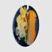 Noël des sandwichs et chips de pommes de terre (devant)