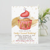 Noël Deuxième anniversaire Invitation (Debout devant)