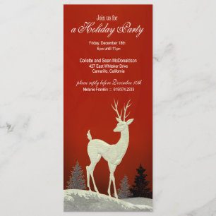 Noël d'hiver Fête Invitation