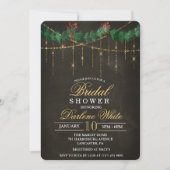 Noël d'hiver Invitation de la nuptiale douche (Devant)