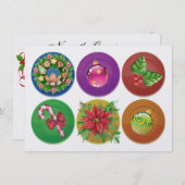 Noël / Dîner de vacances Invitation (Devant / Derrière)