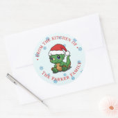 Noël Dinosaure De Notre Stickers Cuisine (Enveloppe)