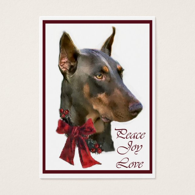 Noël Doberman Pinscher (Devant)