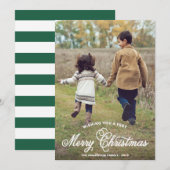 NOËL DOUX | CARTE PHOTO VACANCES (Devant / Derrière)