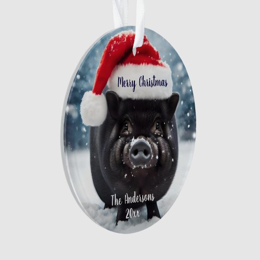 Noël doux noir Piggy (devant)