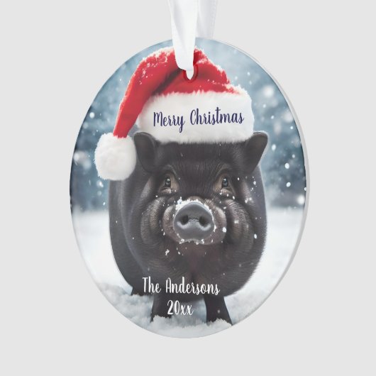 Noël doux noir Piggy (devant)