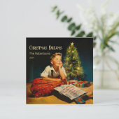 Noël Dreams Nostalgale Carte de vacances (Debout devant)