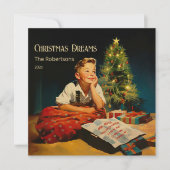 Noël Dreams Nostalgale Carte de vacances (Devant)