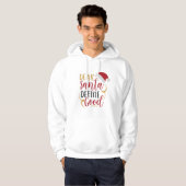 Noël drôle de citation Sweat - shirt à capuche (Devant entier)