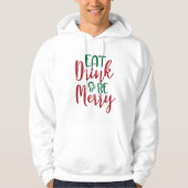 Noël drôle de citation Sweat - shirt à capuche (Devant)