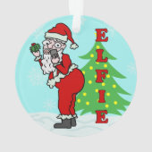 Noël drôle Père Noël Elfie (dos)