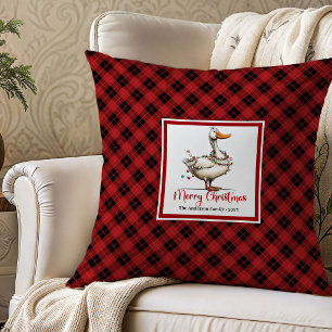 Noël Drôles d'Oies Fantaisie Coussin de Jet Art