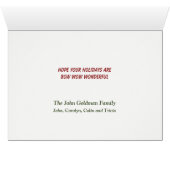 Noël du berger australien de Santa Hat Chien chiot (Intérieur Horizontal (Bas))