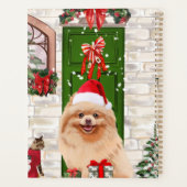 Noël du chien de Poméranie (Dos)