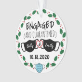 Noël du Fiançailles du vif engagé et en quarantain (devant)