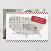 Noël du Nebraska Faire-part de déménagement (Devant / Derrière)