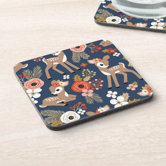 Noël du Père Bébé | Ensemble de Dessous de verre d (Côté gauche)