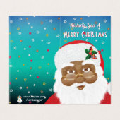 Noël du Père Noël afro-américain (Outside Unfolded)