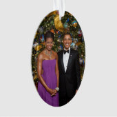 Noël du président Barack Obama et de Michelle (devant)