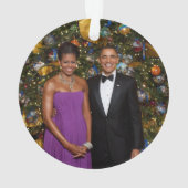 Noël du président Barack Obama et de Michelle (dos)