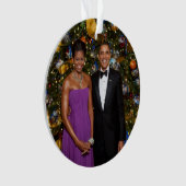 Noël du président Barack Obama et de Michelle (devant)