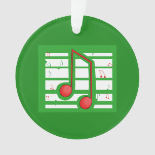 Noël du professeur de musique, Notes sur le vert