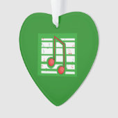 Noël du professeur de musique, Notes sur le vert (devant)