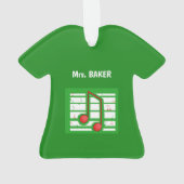 Noël du professeur de musique, Notes sur le vert (dos)