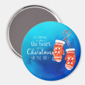 Noël élégant au coeur | Magnet (Recto/Verso)