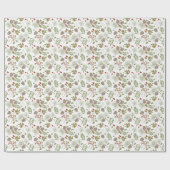 Noël, élégant, hiver. Papier cadeau (Plat)