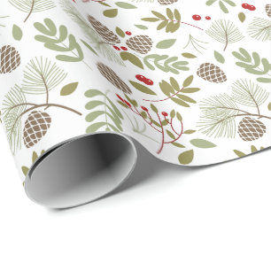 Noël, élégant, hiver. Papier cadeau