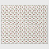 Noël, élégant, hiver. Papier cadeau (Plat)