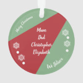 Noël en famille rouge et vert (dos)