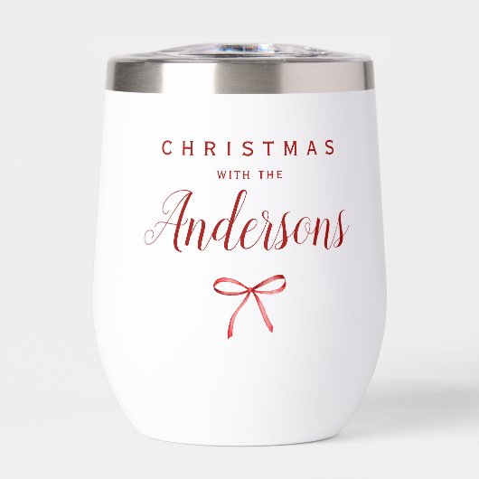 Noël en famille - ruban rouge (Avant)