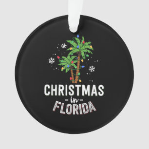 Noël En Floride Pont Les Palmiers Famille Va