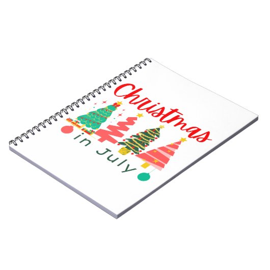 noël en juillet carnet (Côté gauche)