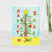 Noël en juillet Carte de voeux (Devant)