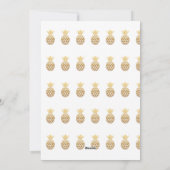 Noël en juillet Carte photo ananas (Dos)