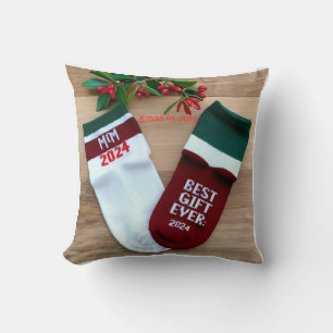 Noël en Juillet Coussin amusant : Doubler la joie